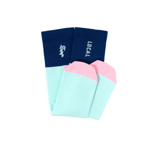 Puro Sock blue/rose