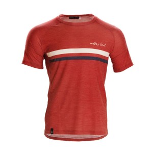 Maleko Merino T-Shirt Men red/white Gr. XL