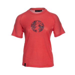 Nagelfluh Merino T-Shirt Women coral Gr. XS