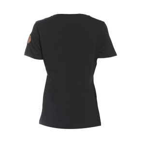 Kualii T-Shirt Woman black/turquoise Gr. XS