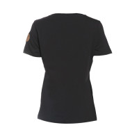 Kualii T-Shirt Woman black/coral
