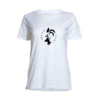 Kualii T-Shirt Woman white/black Gr. S
